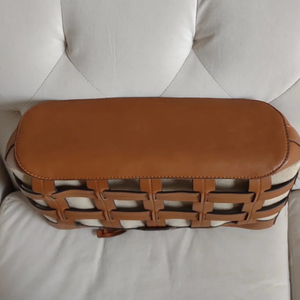 Nine West Tote Bag Vegan Sutton Place Caged